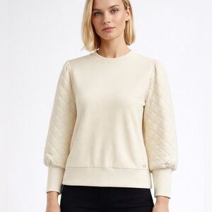 Andrea’s Lookbook X Joe’s Jeans NWT Women’s Drew Quilted Sweatshirt Size M